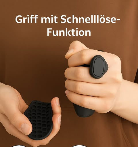 Komfort-Handgriff mit ergonomischer Form & starker Haftung